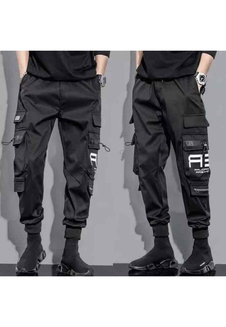 Joggers Pantalon Cargo Streetwear De Casual Para Hombre-3