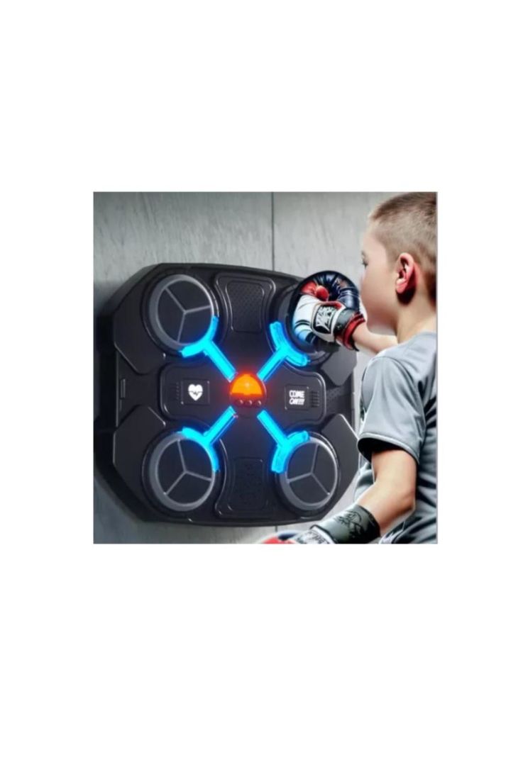 Maquina De Boxeo Musical Bluetooth Kit Boxeo Niños 8a12 Años-2