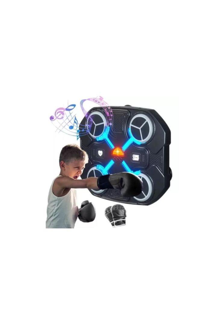 Maquina De Boxeo Musical Bluetooth Kit Boxeo Niños 8a12 Años-6