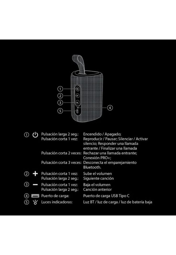 Parlante Portátil Master G Zero Bluetooth IPX6 – Potente Sonido-2
