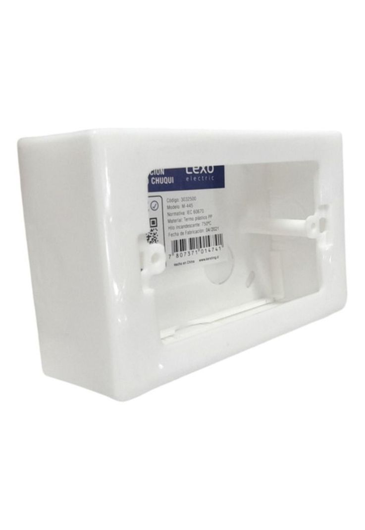 Caja Chuqui Pvc 125x80x45mm Termoplastico M-445 Lexo-1