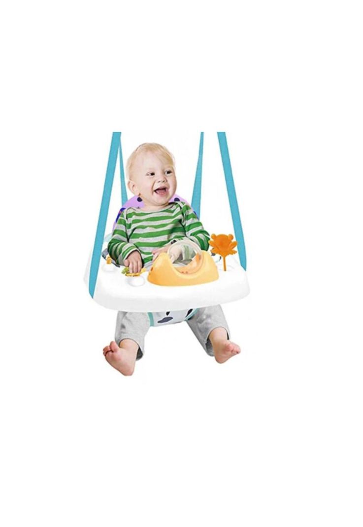 Silla Portátil Columpio Bebe Música Didáctico Baby Fitness-3