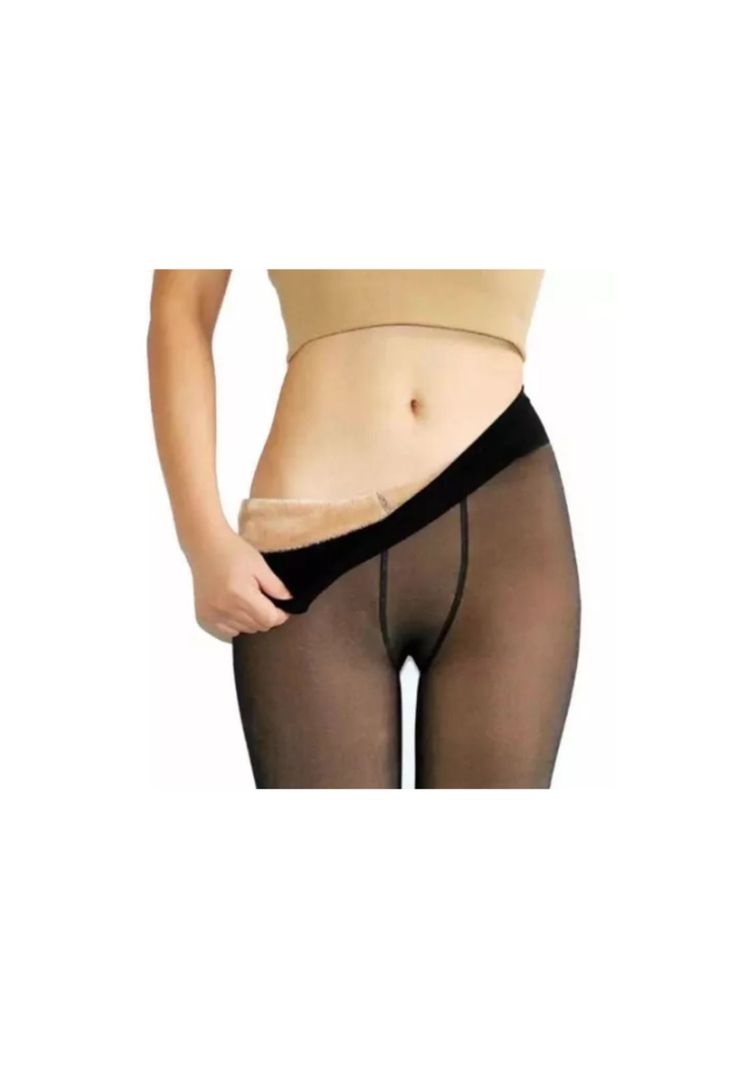 Calza Panty con Chiporro Efecto Piel Otoño/invierno-2