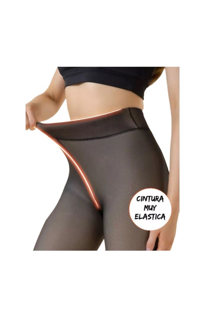 Calza Panty con Chiporro Efecto Piel Otoño/invierno-4