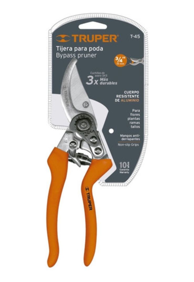 Tijera Podar Profesional Cuchilla 8.1/2 T-45 Truper Jardin-1