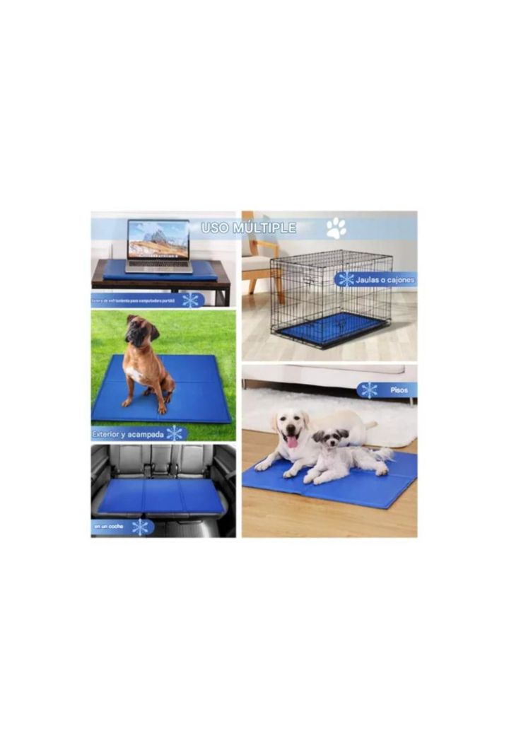 Manta Refrescante Cama Alfombra Almohadi para Mascotas 40x50-5