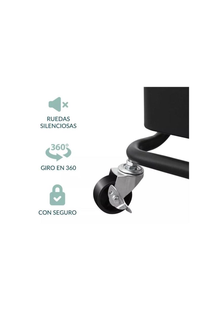 Carrito Carro Organizador Multiuso Con Ruedas Acero Multiuso-2