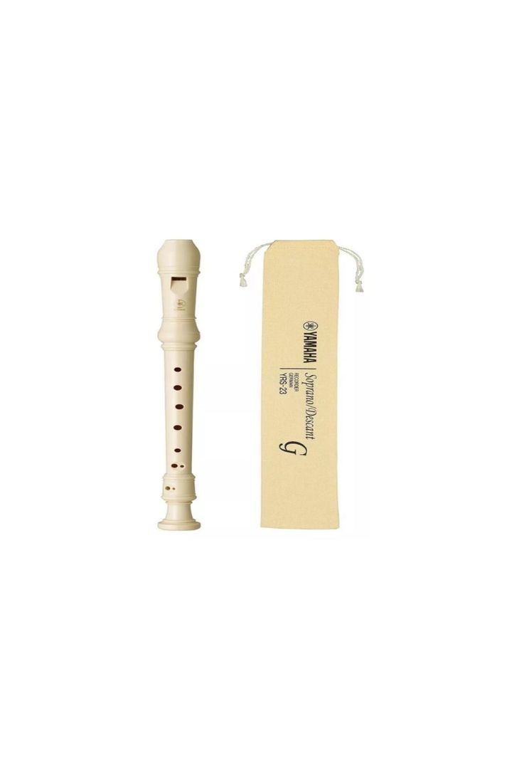 Flauta Dulce Soprano Yamaha Yrs23 Plástico Color Beige-0