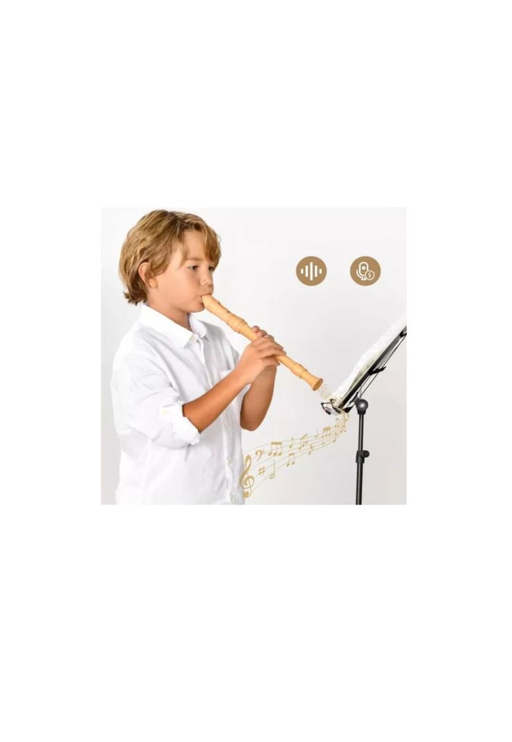 Flauta Dulce Soprano Yamaha Yrs23 Plástico Color Beige-4