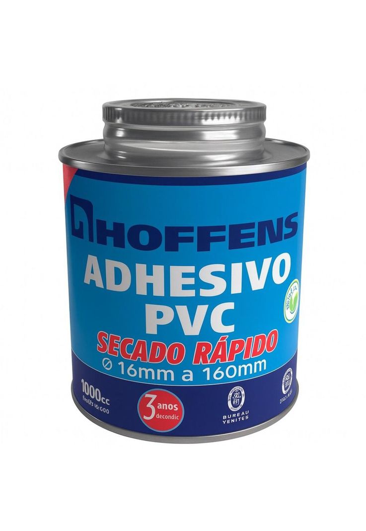 Pegamento Para Pvc 240 Cc Tradicional C/aplicador Hoffens Diseno 1