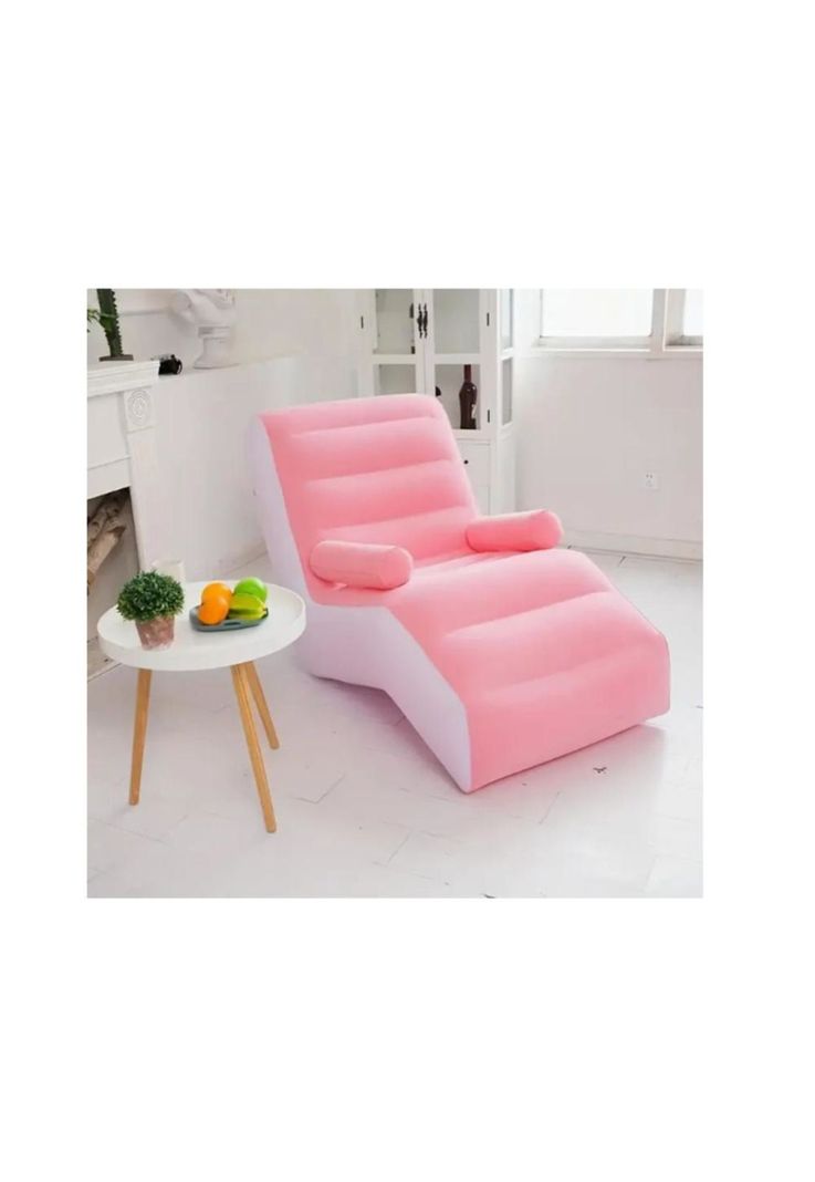Sofá Sillón Silla Puff Inflable Apoya Brazos Tumbona Camping-4
