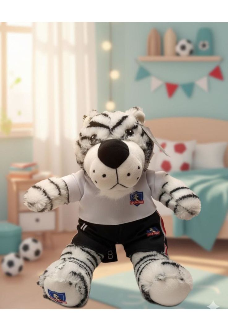 Peluche Tigre Colo Colo Oficial 26cm Deportes Titanio Colo-Colo