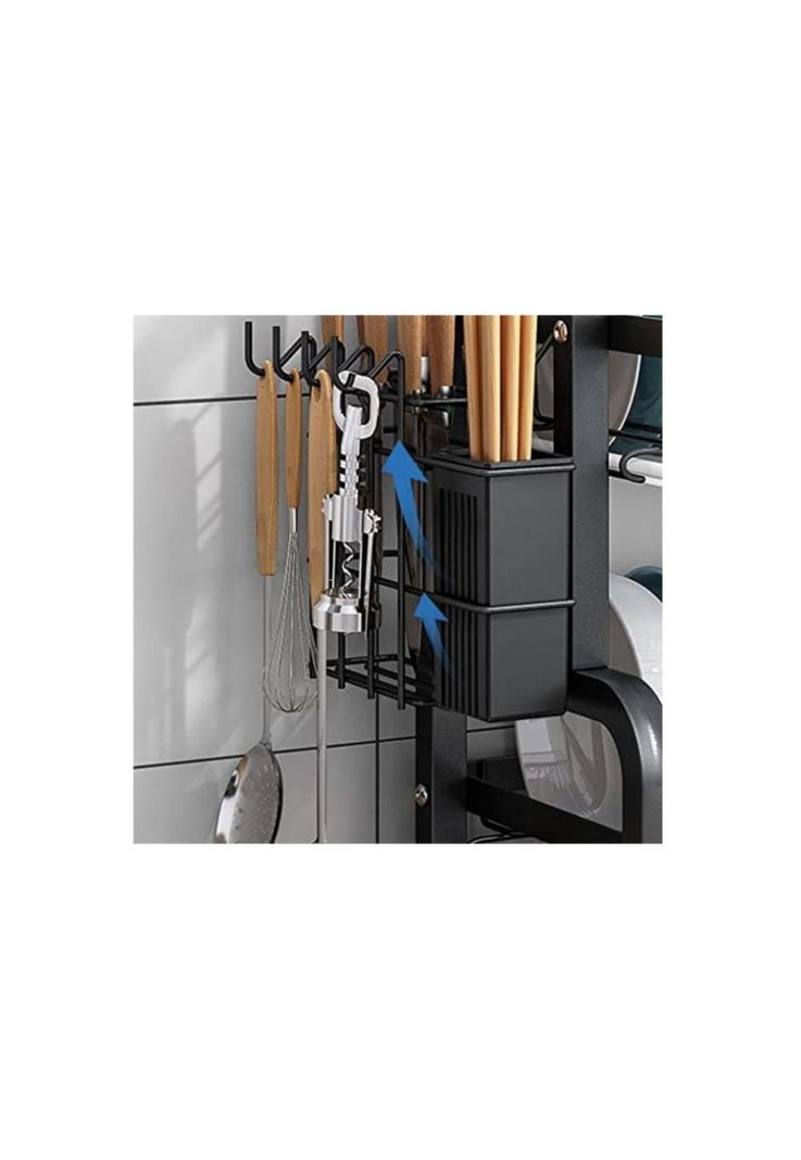 Secador Escurridor Organizador de Platos 3 Niveles Cocina-6