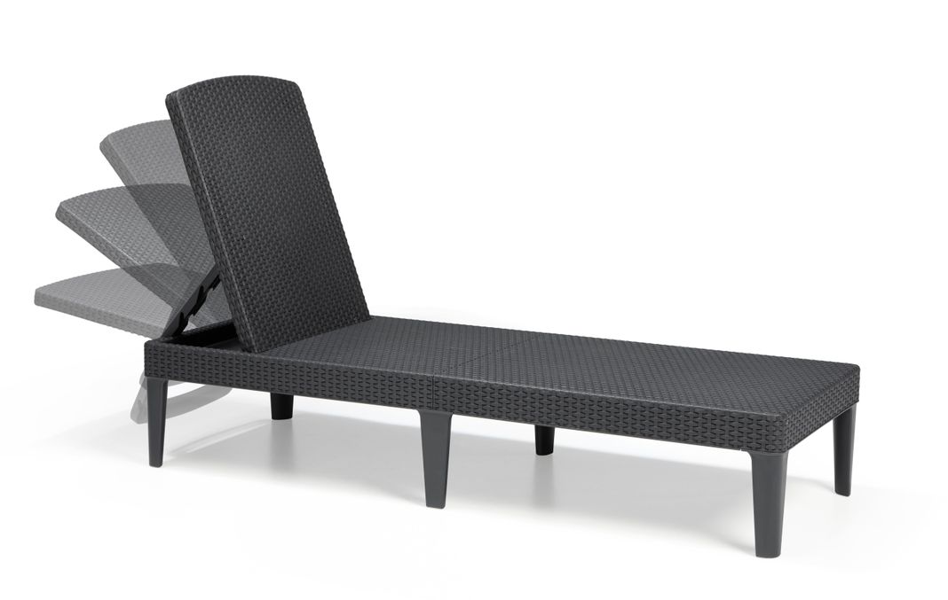 Reposera reclinable Jaipur gráfito - Keter-4