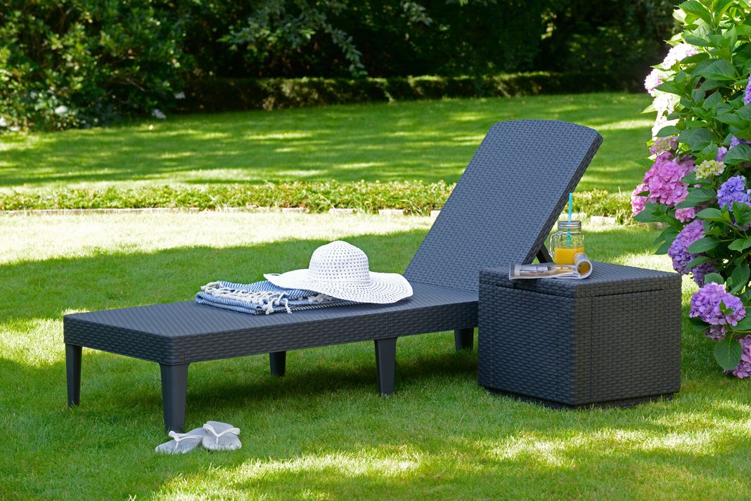 Reposera reclinable Jaipur gráfito - Keter-5