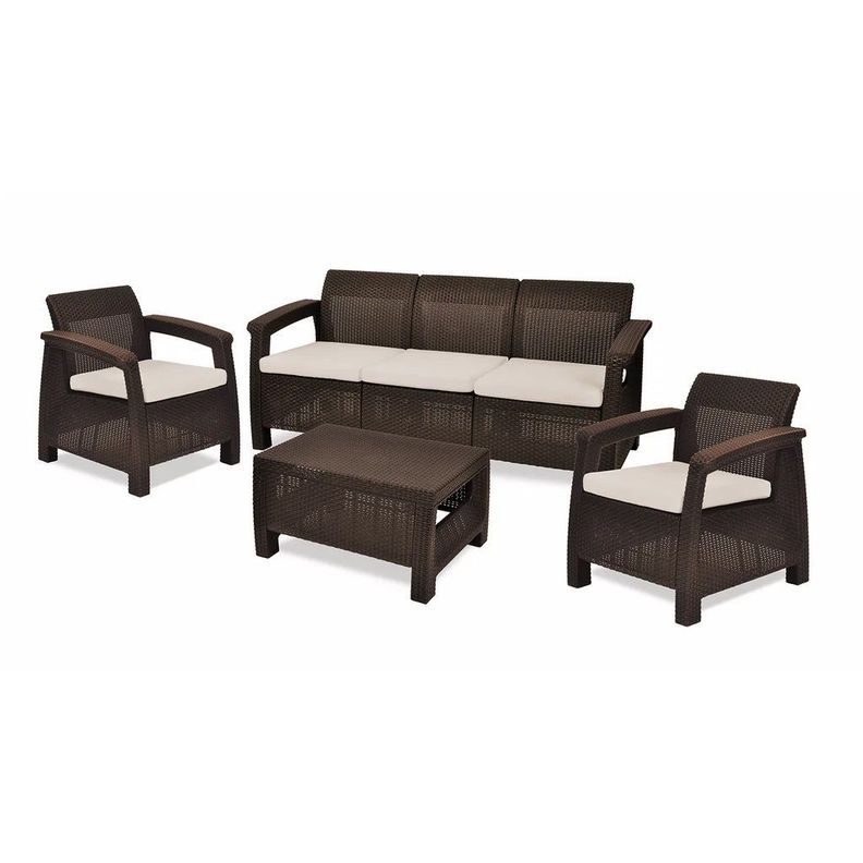Set terraza Corfu triple set Keter-0