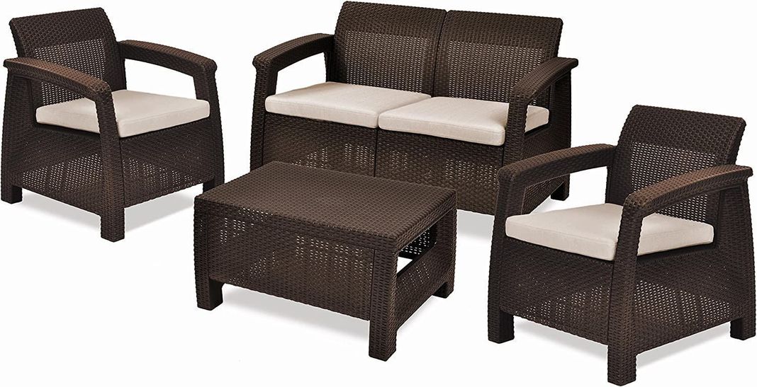 Set terraza Corfu triple set Keter-1