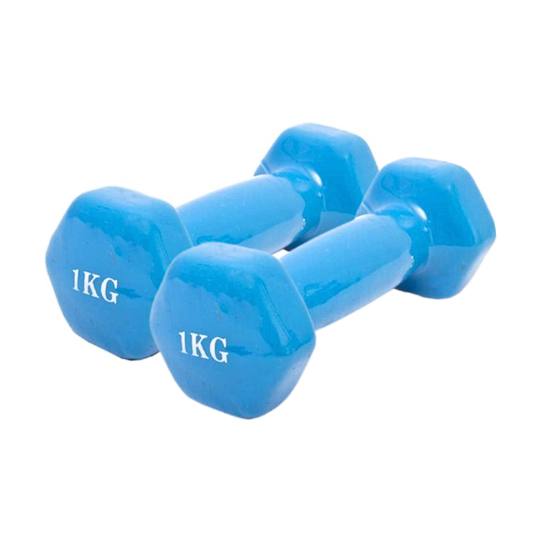 Pack Bandas Elásticas X5 + 2 Mancuernas De 1 Kg C/u-1