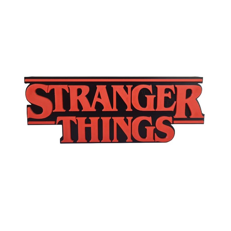 Logo Stranger Things Impresi n 3d