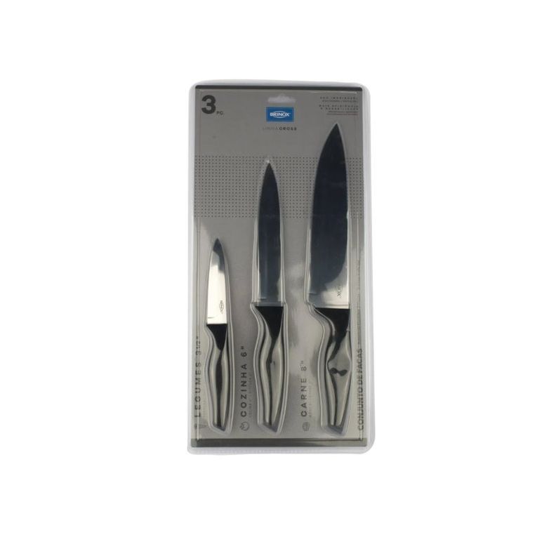 Set De Cuchillos Brinox 3 Piezas 2556/309-0