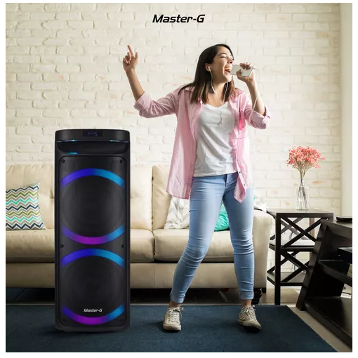 Parlante Master G Karaoke Bluetooth 8 X2 60w Mgphantom-4
