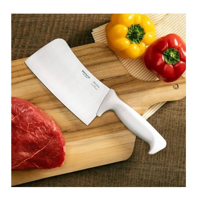 Cuchillo Para Cocina de 6" Precisión Mango de Polipropileno Blanco Brinox 2506/315-0