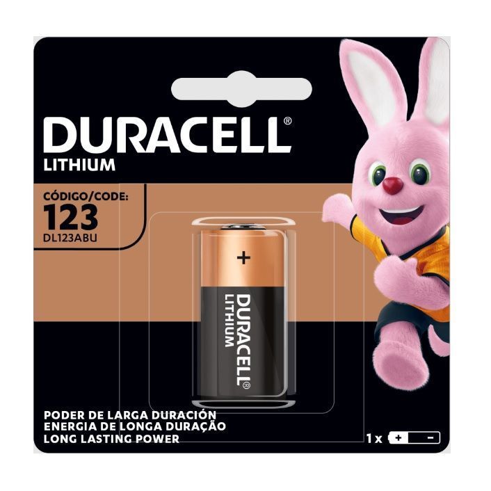 Pila Batería Fotográfica Duracell Modelo CR123 -0