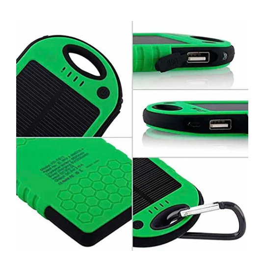 Power Bank De 10000 mAh Cargador Solar Para Tlfnos-6