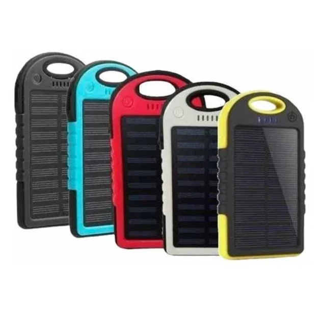 Power Bank De 10000 mAh Cargador Solar Para Tlfnos-5