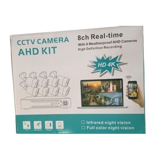 Kit De 8 Cámaras AHD Con DVR 1080p Full HD -1