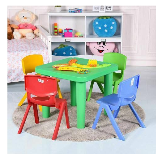 Juego de 4 Sillas Para Niños Multicolor-2