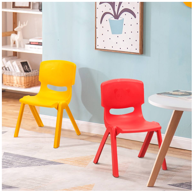 Juego de 4 Sillas Para Niños Multicolor-5