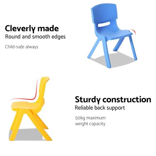 Juego de 4 Sillas Para Niños Multicolor-7