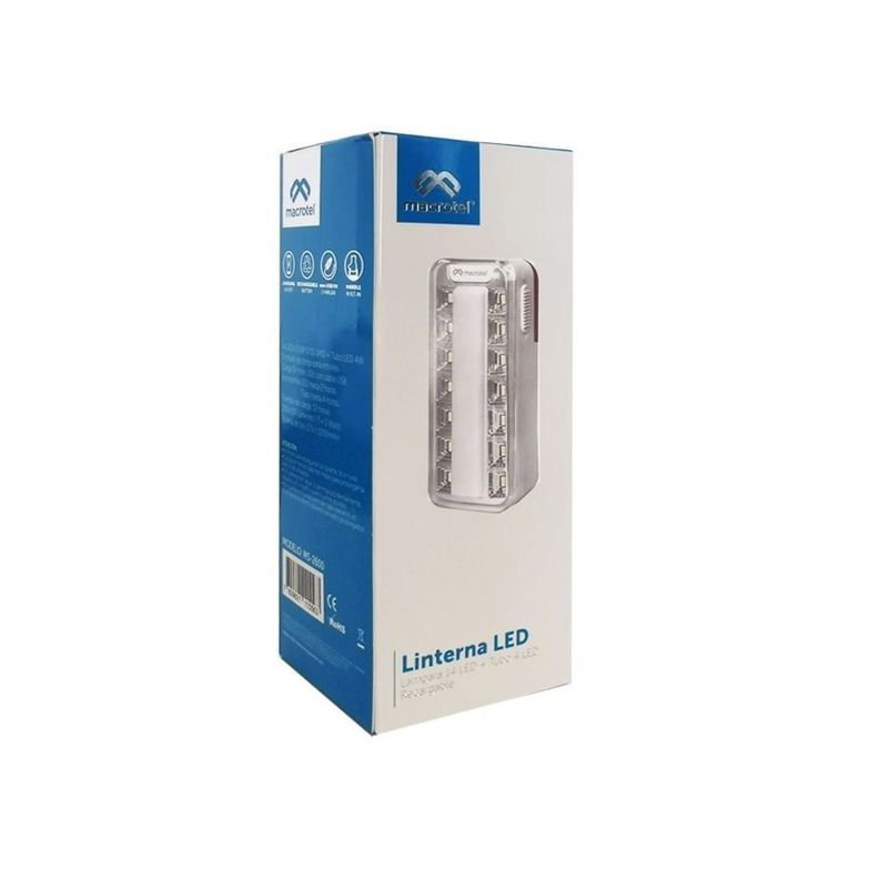Lámpara Macrotel Recargable 14 Leds MS-2600 -0