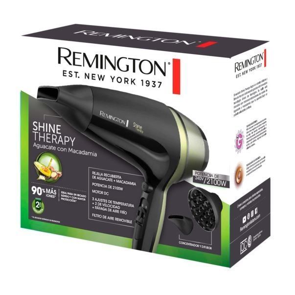 Secador de Pelo Remington 2100W Shine Therapy D13A-3