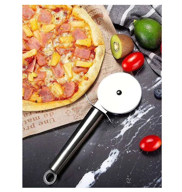 Cortador De Pizza De Acero Inoxidable-5