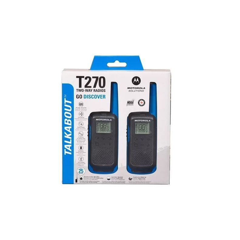 Walkie Talkie Motorola Radio Transmisor Talkabout T270-2