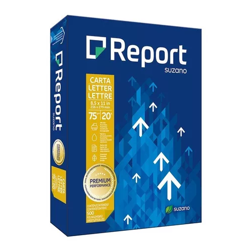 Resma 500 Hojas Report Tamaño Carta Hojas Blancas 75gr. -0