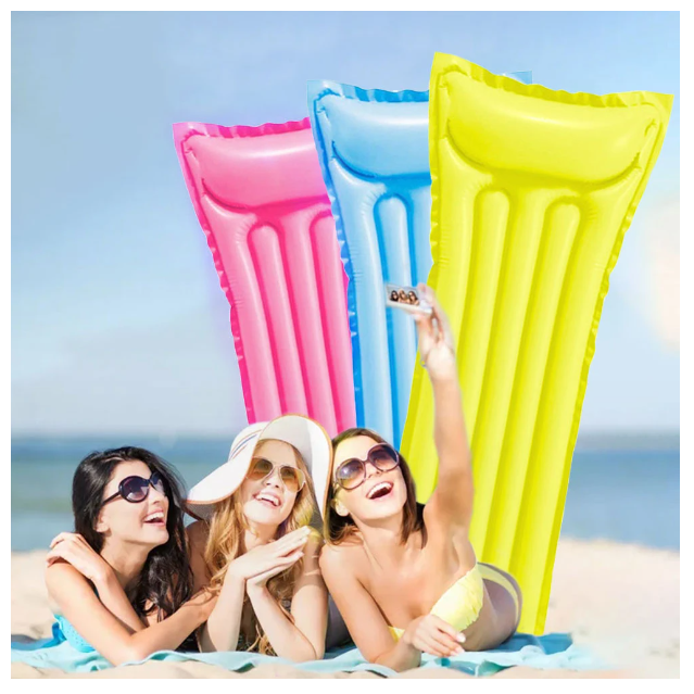 Colchón Inflable De 183x68CM Colchoneta Para Piscina Verano-4