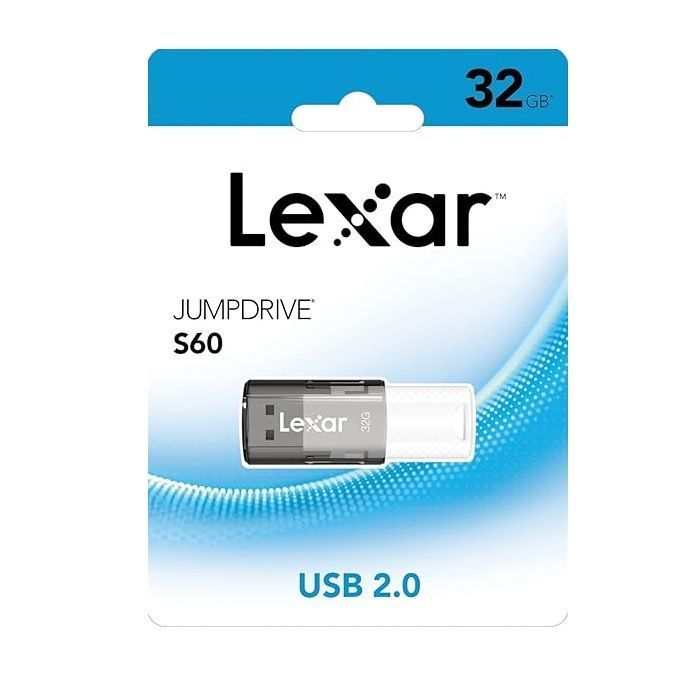 Pendrive con Cubierta Deslizante Lexar S60 32gb USB 2.0-0