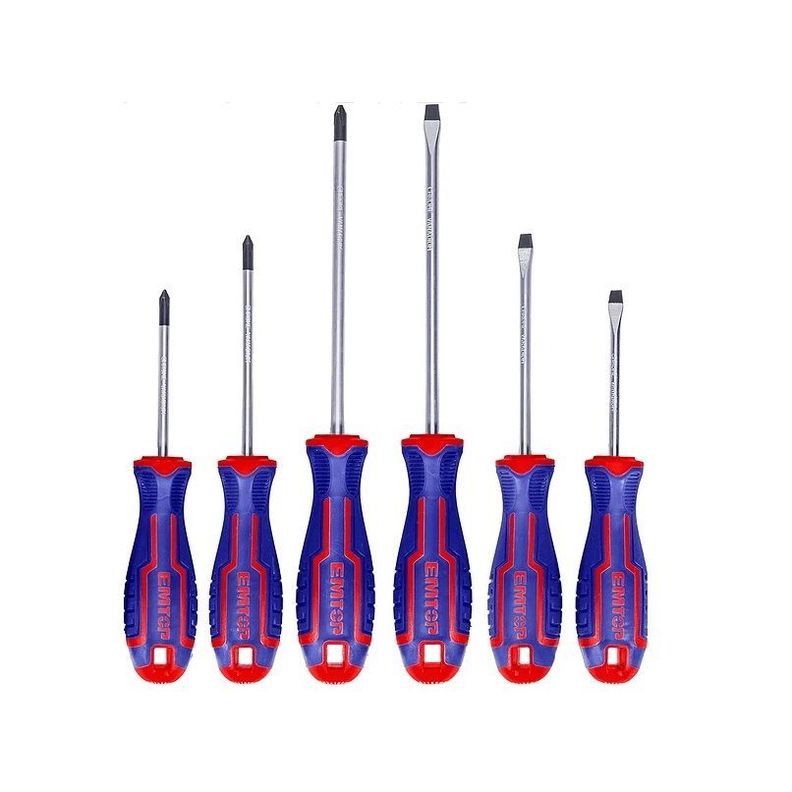 Pack De Destornilladores Emtop 6 Piezas ESST0602