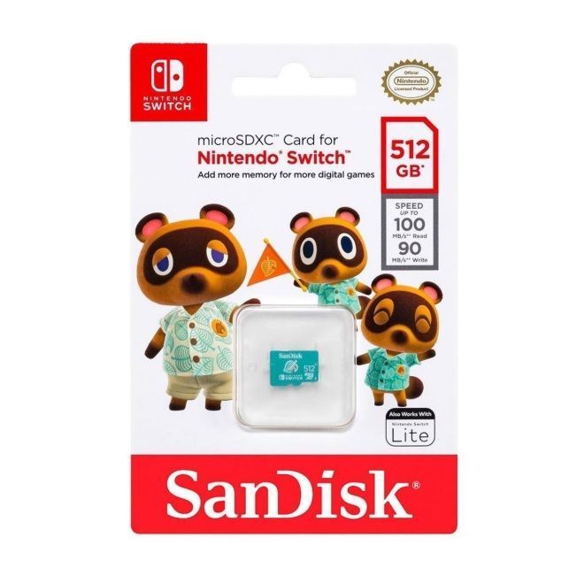 Memoria Micro SD 512GB Nintendo Switch Sandisk Sandisk | Paris.cl