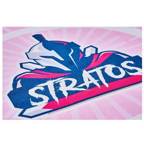 Alfombra Gamer STRATOS NJOYTECH 120X120 Para Sillas Gamer Rosada-6