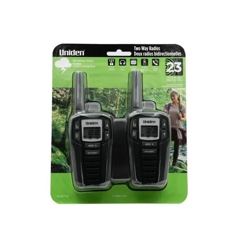 Walkie Talkie Uniden Radio 37 Km De Rango SX237-2C-2