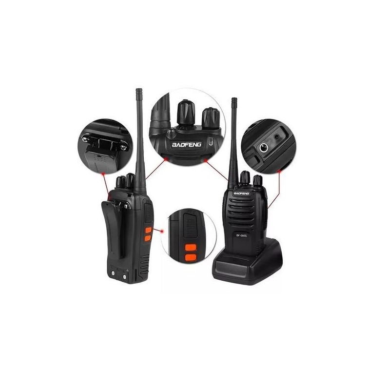 Radio Walkie Talkie Individual Baofeng Modelo BF-666S-2