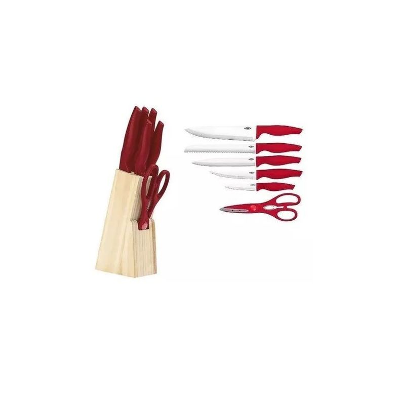Set de Cuchillos Cross Para Cocina 6 Piezas Modelo 2556/370-2
