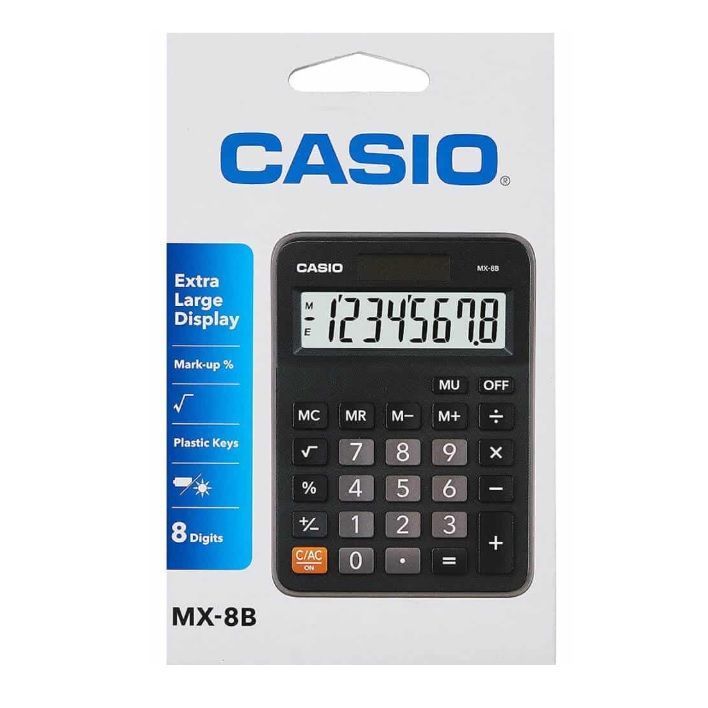Calculadora De Escritorio 8 Dígitos Casio MX-8B-2
