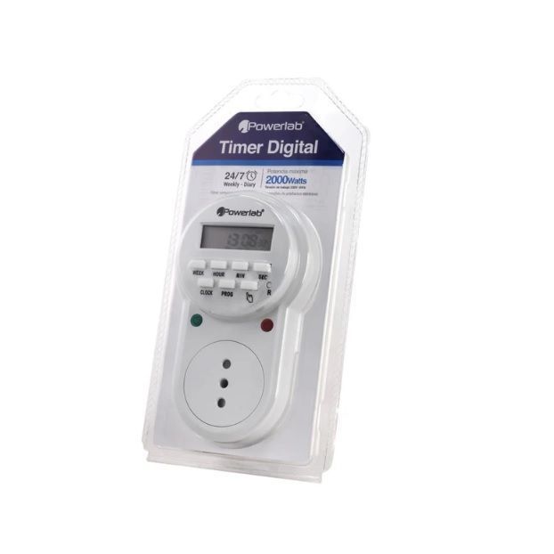 Timer Digital Temporizador Programable Powerlab Modelo 9235-0