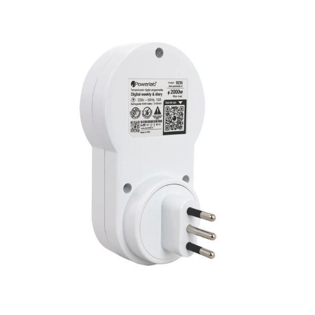 Timer Digital Temporizador Programable Powerlab Modelo 9235-2