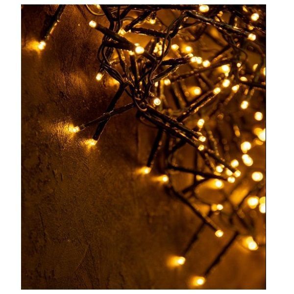 Guirnalda De 200 Luces Amarillas Luces Navideñas Decoración-2